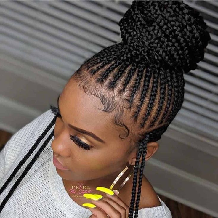 Cornrow Updo